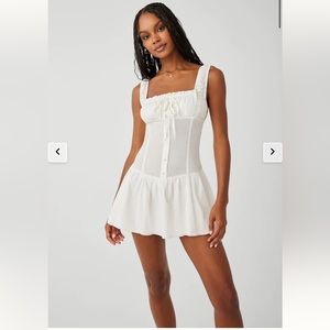 FRANKIES BIKINIS WHITE SUMMER DRESS